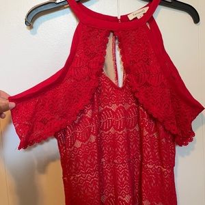 Red lace francescas dress!